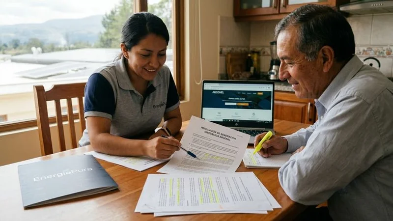 Regulación ARCONEL para generación distribuida